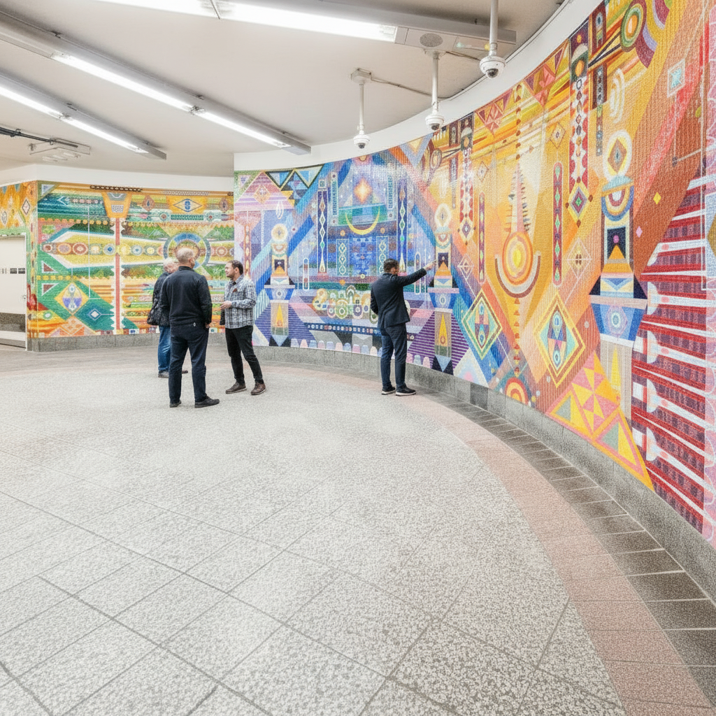 Dannielle Tegeder mural at Grand Central Station